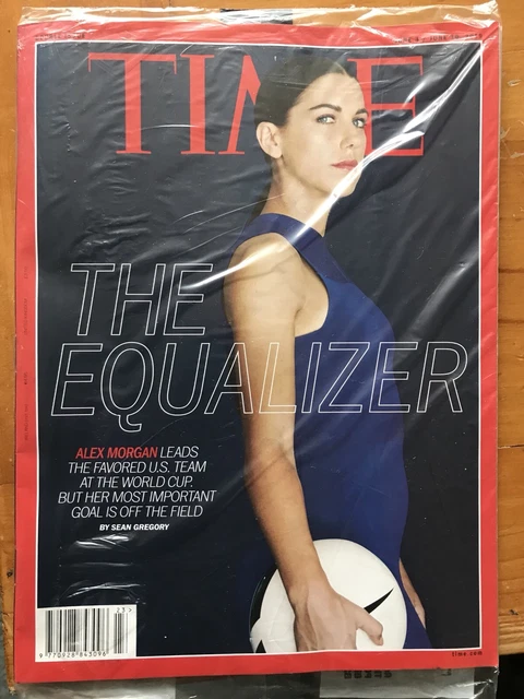 Time Football Magazine TIME MAGAZINE 2019 Women Football World Cup Alex Morgan The Equalizer ...