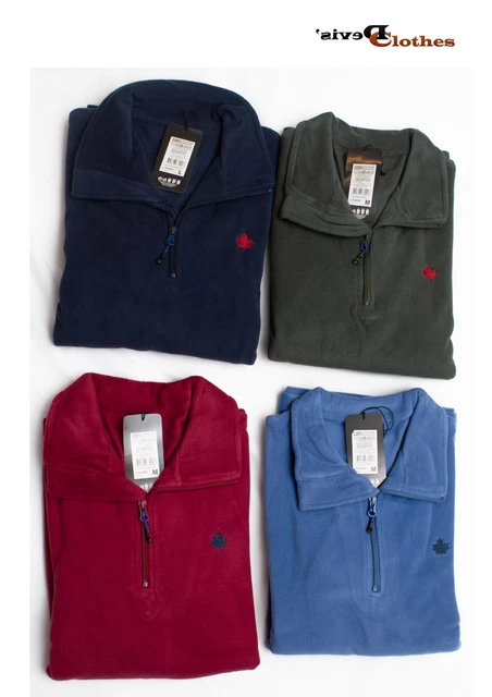 Felpa Pile Pesante Soft Maglia Pile Zip Corta Uomo
