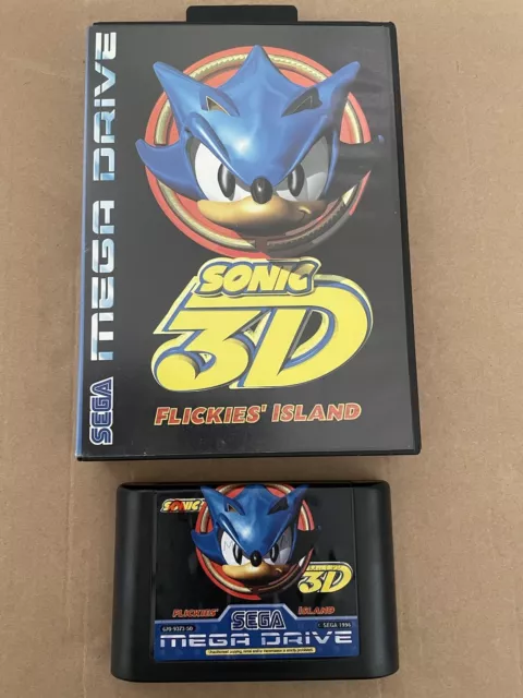 Sega Megadrive Sonic 3D Flickies Island verpackt getestet Kumpel Version schneller Versand