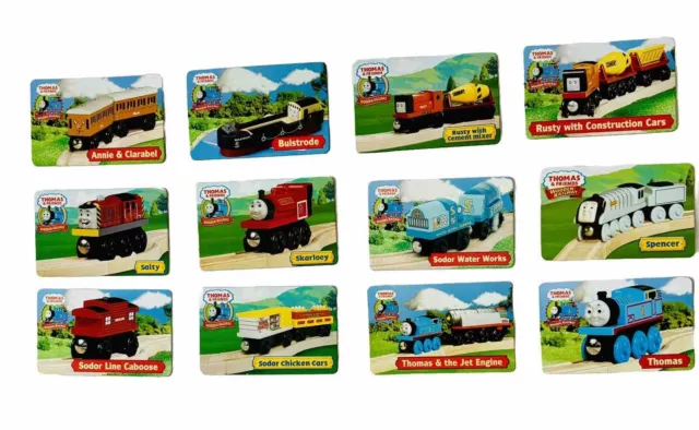 Thomas & Friends Wooden Railway NEW Collector Cards #4 Bulstrode Skarloey Salty