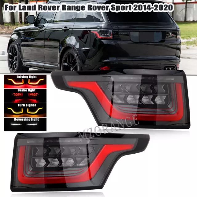 2x Dynamic LED Rear Tail Light Brake Lamps For Land Range Rover Sport L494 14-20