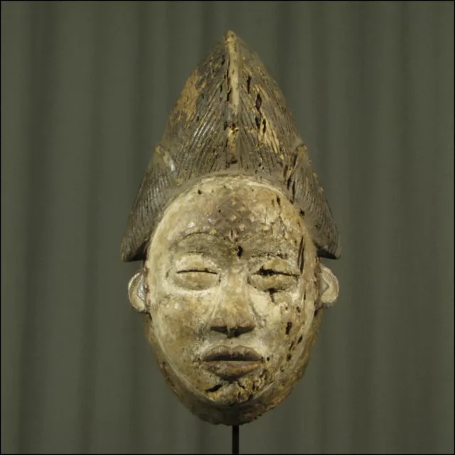 64083) Alte Maske Punu Gabun Afrika Africa Afrique mask masque ART KUNST