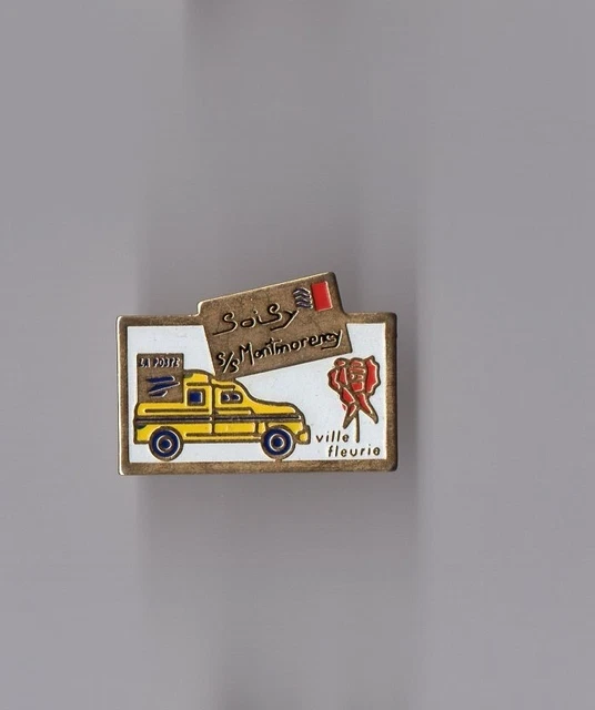 Pin's La poste / Soisy sous Montmorency - flowery town