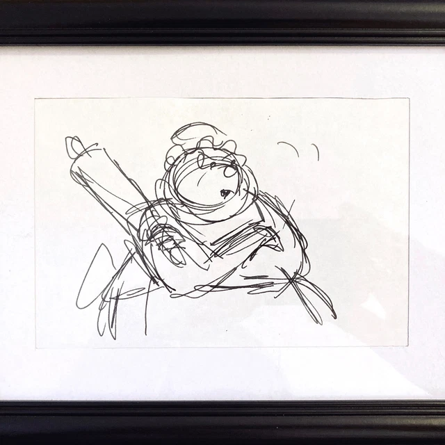 Ted Berman ORIGINAL STORYBOARD DRAWING by Disney Legend Ted Berman (1977 ...