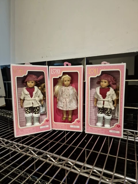 Lori Mini Fashion Doll - 6-Inch Perla With Jacket, Dress & Shoes For Kids 3+
