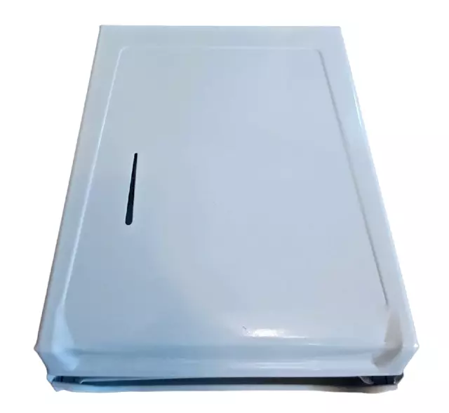 NOS Mckinney Parker Surface Mounted White Enamel Paper Towel Dispenser 990