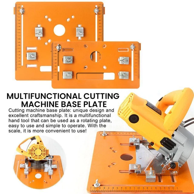 CIRCULAR SAW GUIDE Rail Bottom Plate Adjustable Cutting Guide Bakelite ...