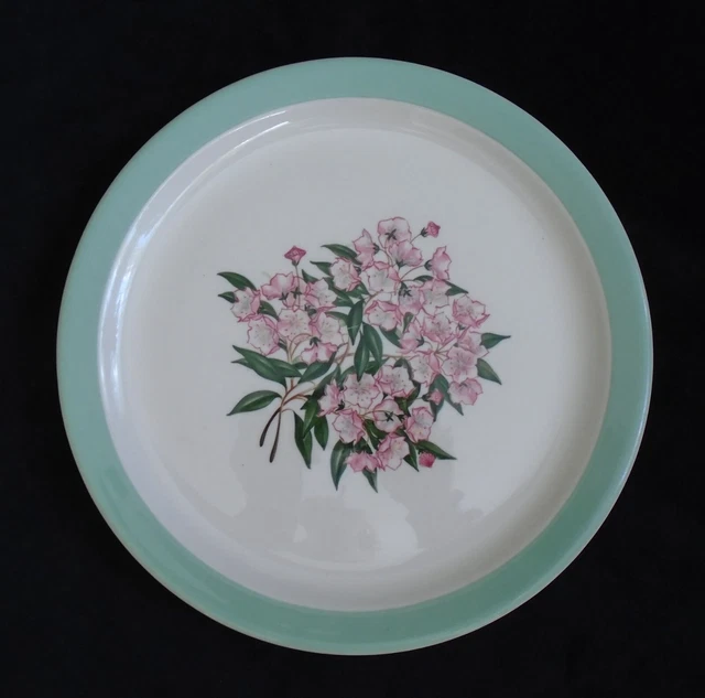 Pennsylvania Railroad Mountain Laurel Dinner Plate - RR Stamp - Shenango China
