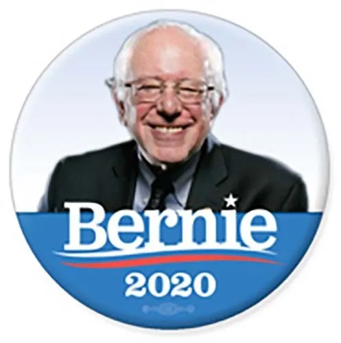 2020 Bernie Sanders For President Button