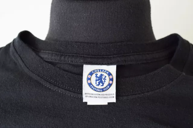 T-shirt noir officiel sous licence Chelsea Football Club L 3