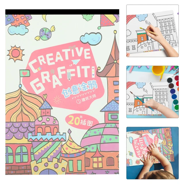 Coperta Da Colorare Fai Da Te – Con Matite Acquerellabili, In Velluto Peloso, Lavabile, Per Decorazione Casa