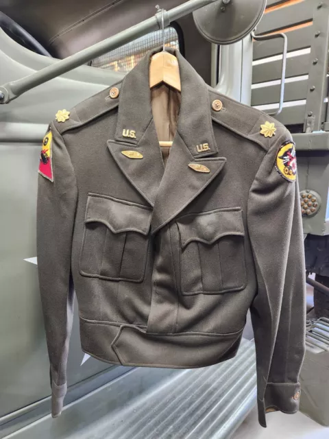 WW2 WW II US Army Tank Destroyer Officer's Ike jacket in Excellent Condition