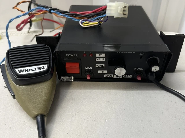 TESTED Whelen WS295HF Siren Police Firefighter EMS Ambulance Hands Free PA Horn