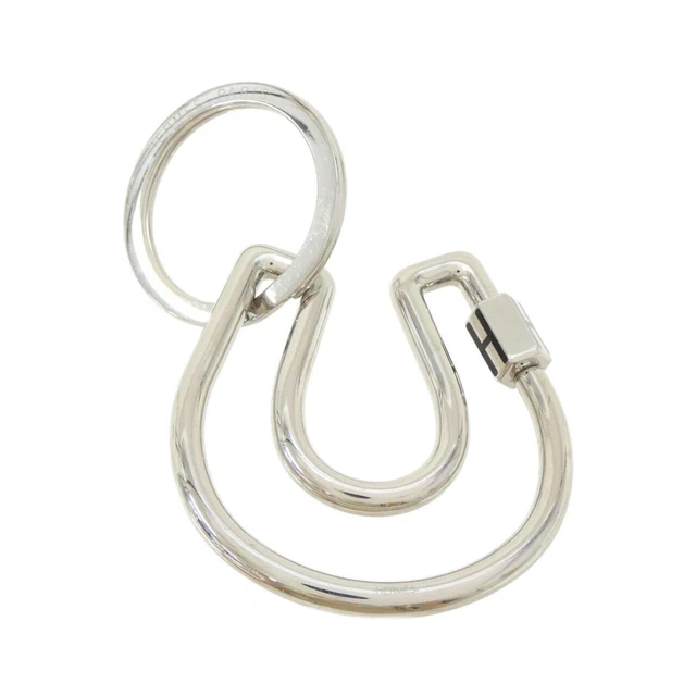Authentic HERMES Fea a Cheval  077329FJ Key Ring  #260-005-995-0660
