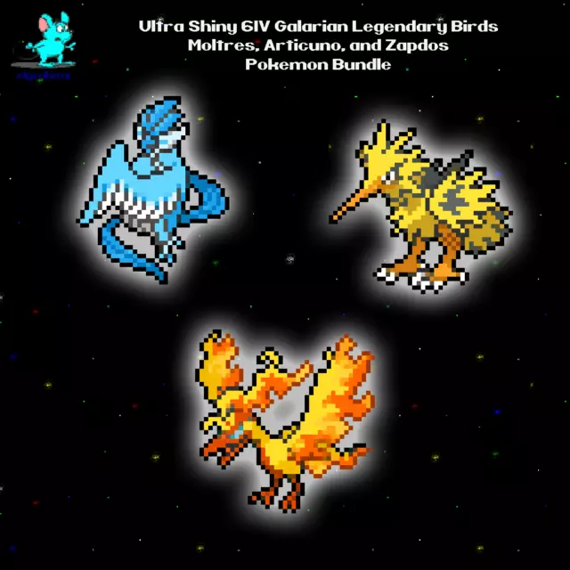 Ultra Shiny Articuno ✨ Galar Event 6IV ✨Pokemon Sword & Shield🚀Fast Trade🚀