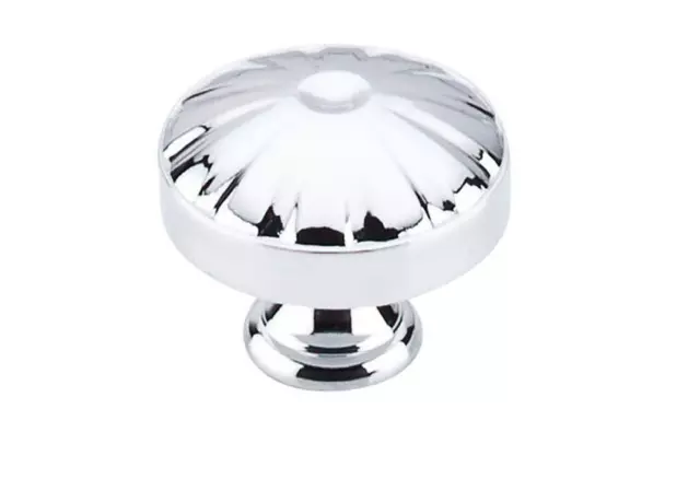 Top Knobs M1610 Hudson 1-1/4 Inch Mushroom Cabinet Knob In Polished Chrome, New!