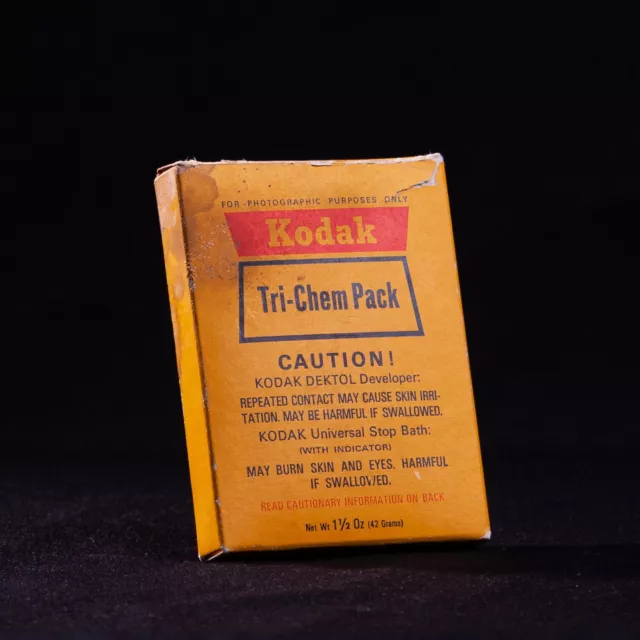 VINTAGE • Kodak Tri-Chem Pack - Film Photography Developer, Stop Bath, & Fixer