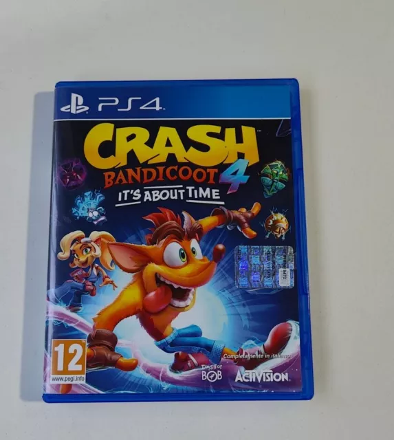 Ps4 Crash Bandicoot 4 It's About Time Playstation 4 Pal Italiano Cd Come Nuovo