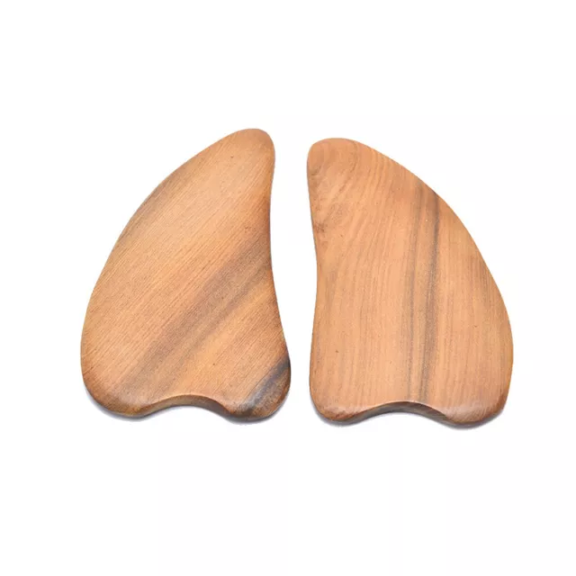 Natural wood Gua sha Stone Face Massager Scrapers Tools For Face Neck Back Body