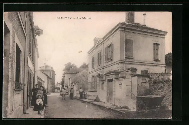 CPA Saintry, La Mairie 1905