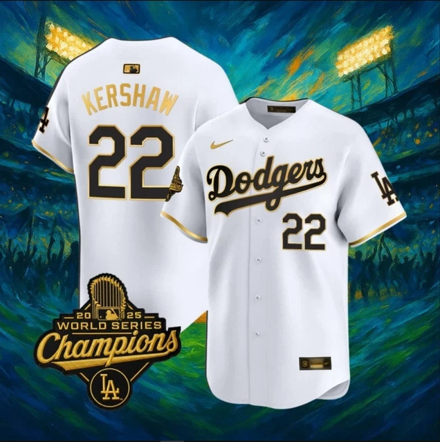 MLB LA Dodgers Youth Clayton Kershaw #22 Home Jersey - The Locker Room of Downey