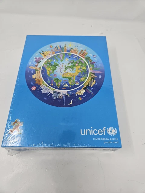Puzzle Enfant UNICEF 25 Pièces – Le Carrousel Des Enfants Par Ludek Vimr
