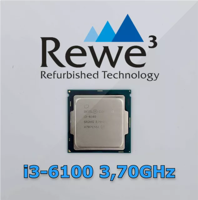 CPU Intel i3-6100 3,70 GHZ Douille FCLGA1151 SR2HG Processeur