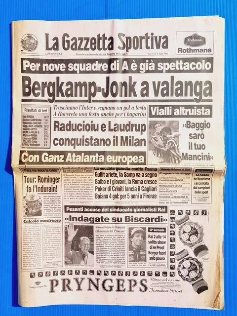 LA GAZZETTA DELLO SPORT * 25/09/2025 «PRIMA PAGINA (SCARICA GRATIS