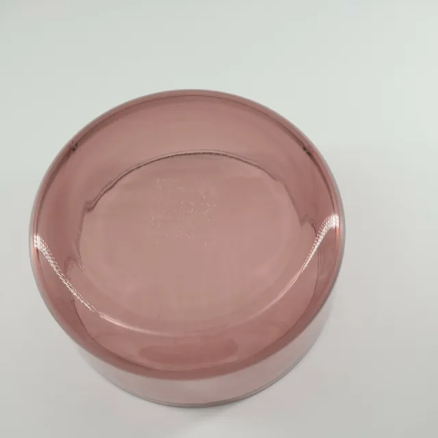 Pyrex 7 Cup Mixing Bowl Cranberry Glass 3