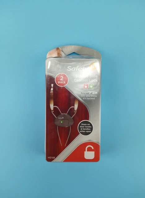 Safety 1st Side By Side Cabinet Lock 2 Pk New