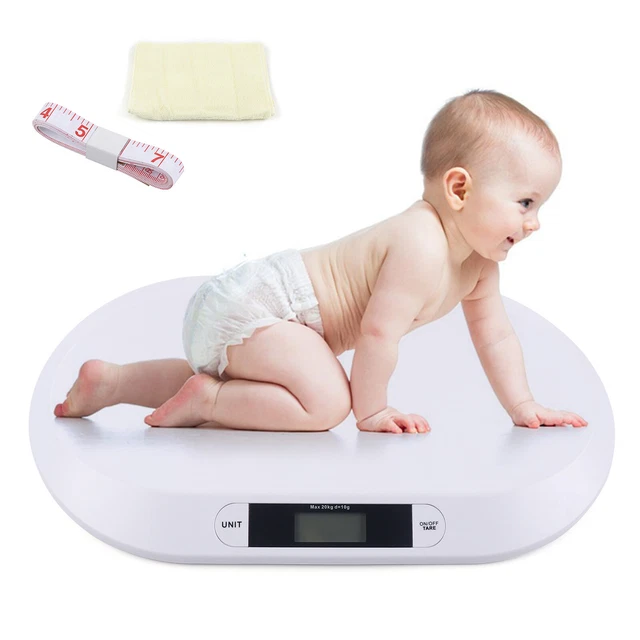 Elektronisch Babywaage Stillwaage Tierwaage  Weiß Kinderwaage Säuglingswaage Neu