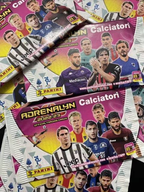 60 Sacs Adrenalyn XL 2022/23 Calciatori Cartes à Collectionner Officielles...