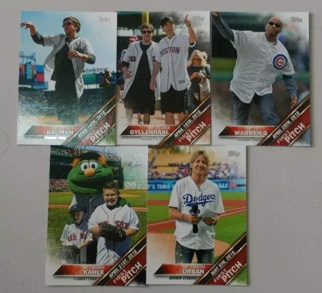 2016 Topps Update First Pitch Insert Complete Your Set Free Shipping