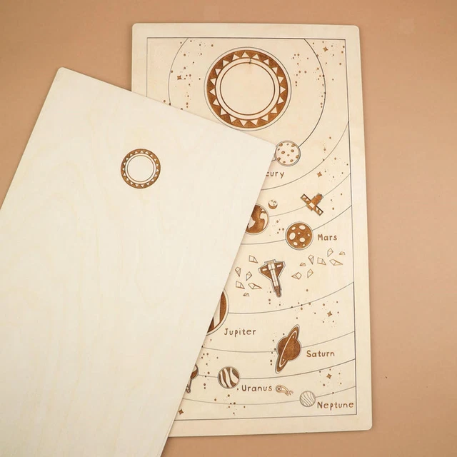 SOLAR SYSTEM BOARD Game Eight Planets Science Experiment Toys ...