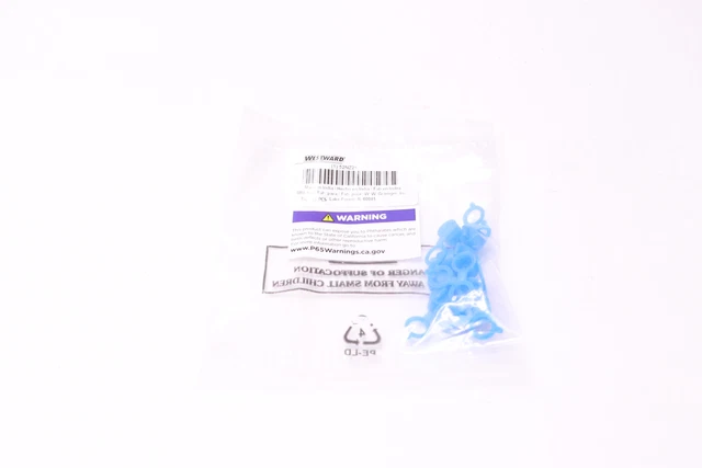 (90-Pk) Westward Plastic Grease Fitting Cap Blue 55/64" OAL 52NZ21