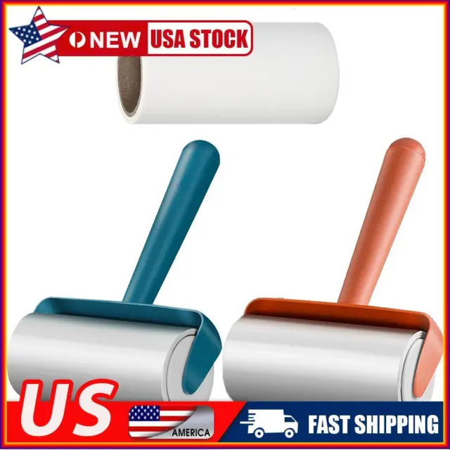 Lint Roller Clothes Sticky Dust Brush Pet Hair Furniture Sofa Fluff Remover
