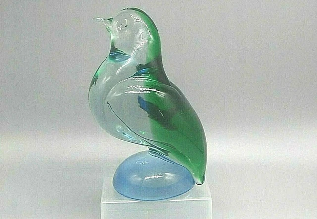 GROSSE Vintage Murano Archimedes Seguso Unterwasserglas Taube Taube Taube Skulptur