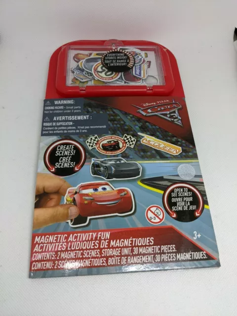 Disney Pixar Cars Magnetic Activity Fun Set New