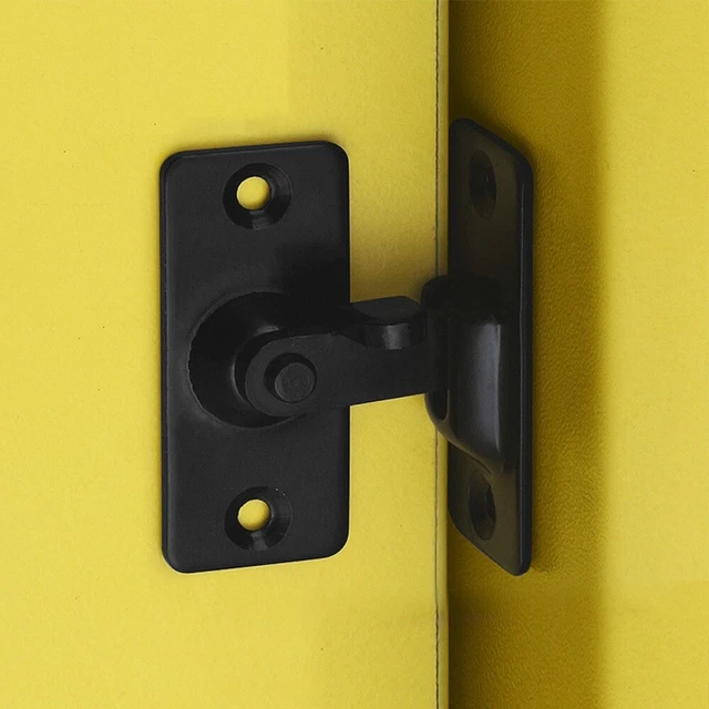Buckle Right Angle Lock Black For Sliding Door Latch Novel Design Smart