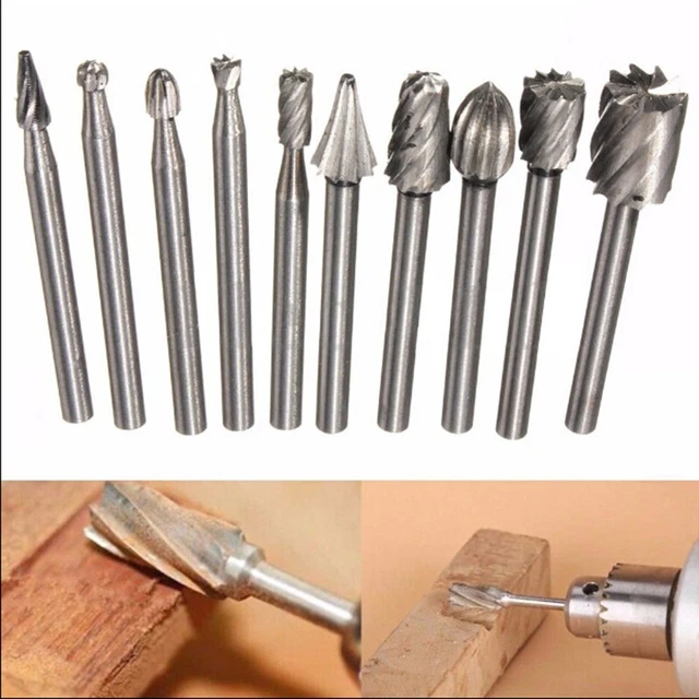 Acier Haute Vitesse Rotatif Outil Multi Grincement Guide Ars Râpe Bit Set