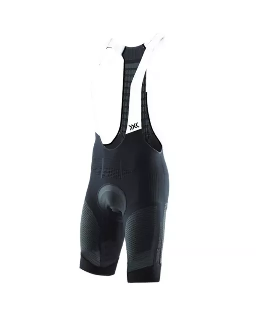 -X-Bionic Invent 4.0 Cycling Bib Short Salopette Corta Uomo, Opal Black/Arctic