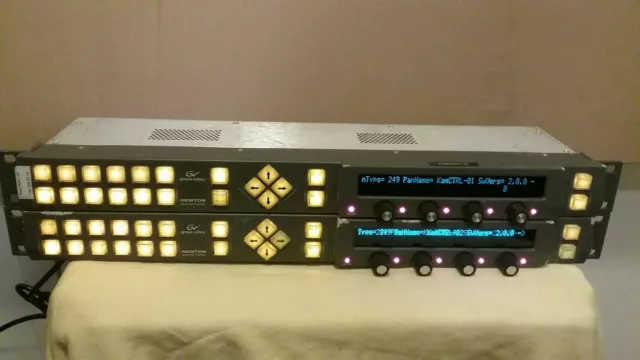 Lot of 2 Grass Valley Newton Modular Control Panel THOMSON BROADCAST  610102000