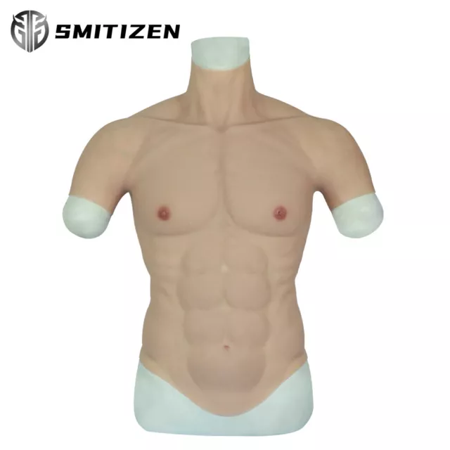 SMITIZEN SILICON MUSCLE Chest Realistic Male Chest Vest Enhancement Cosplay  Suit £149.00 - PicClick UK
