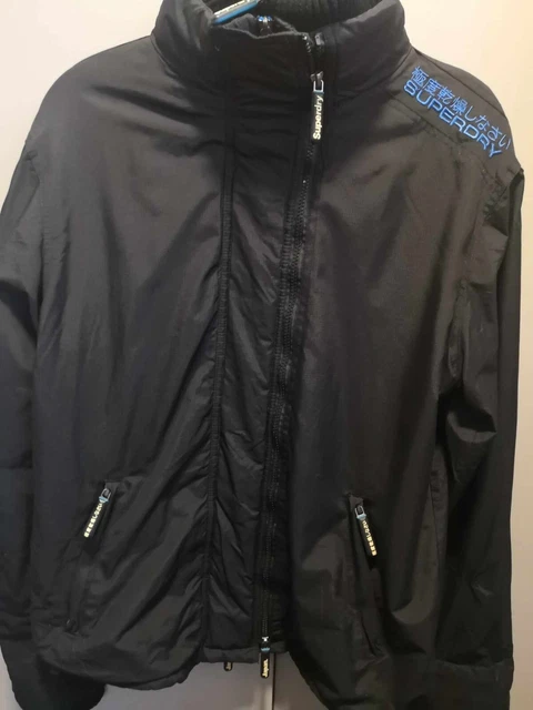 SUPER DRY WIND Cheater Tech Rain Jacket Japan LG Cozy Snow LARGE