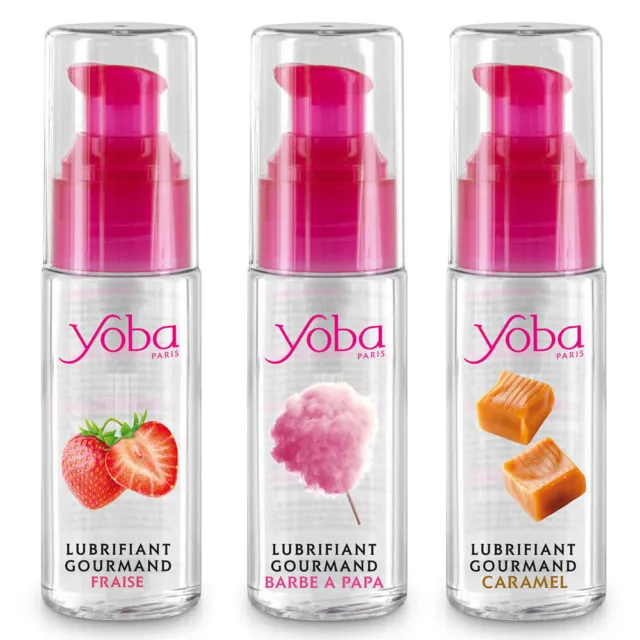 Candy Floss Lube Strawberry Caramel Flavoured Lubricant Yoba 50ml