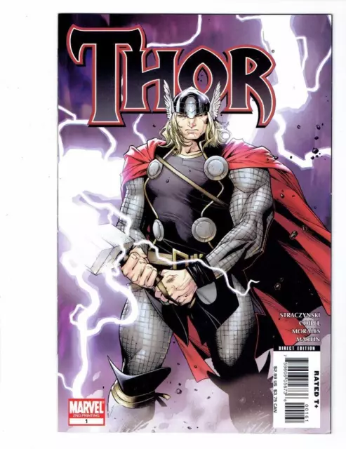 Thor #1 (Marvel Sept 2007) VF/NM  2nd Printing Variant