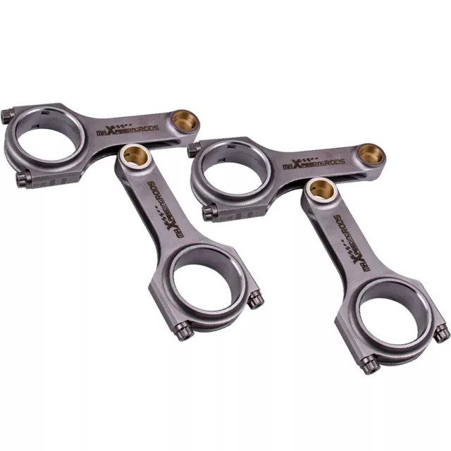 4pieces Connecting Rod Rods for Toyota 2TC/3TC Engine ARP Bolts Pleuel 122.81mm