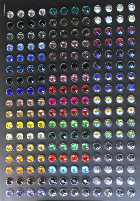 500 x GROS Strass Thermocollants 5 mm Hotfix Perle à repasser 40 couleurs 3