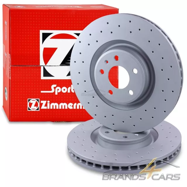 ZIMMERMANN 2x SPORT-BREMSSCHEIBE Ø356 VORNE FÜR AUDI A6 C7 A7 4G A8 D4 4H