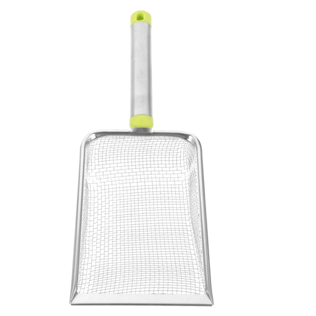 Lettiera Per Gatti In Acciaio Inox XXL - 58x39x30 Cm, Anti-perdite, Con Paletta E Tappetino - Foto 10